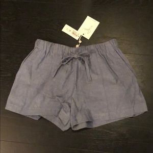 Joie Chambray Shorts